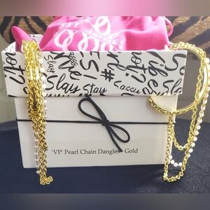 Sassy Jones VP Luxe Dangle Earrings Gold